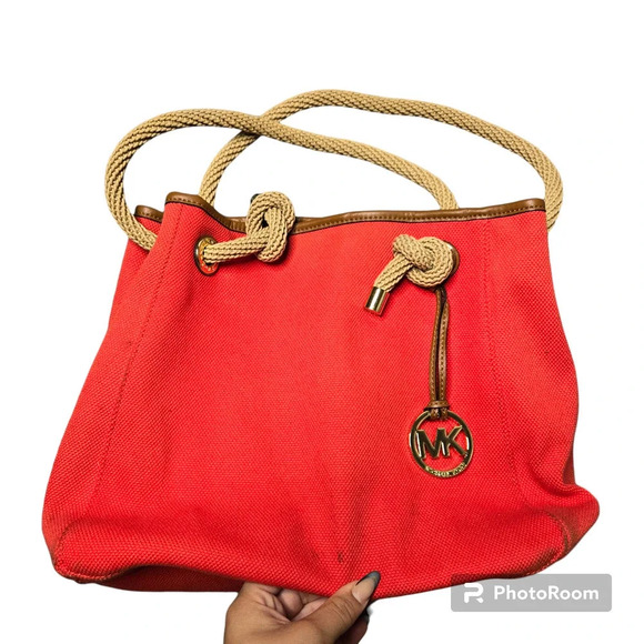 Michael Kors Marina Large Orange Tote - Picture 1 of 6